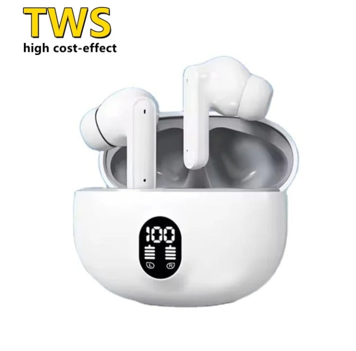 Audífonos Bluetooth TWS Inalámbricos - Sonido HD con Estuche de Carga