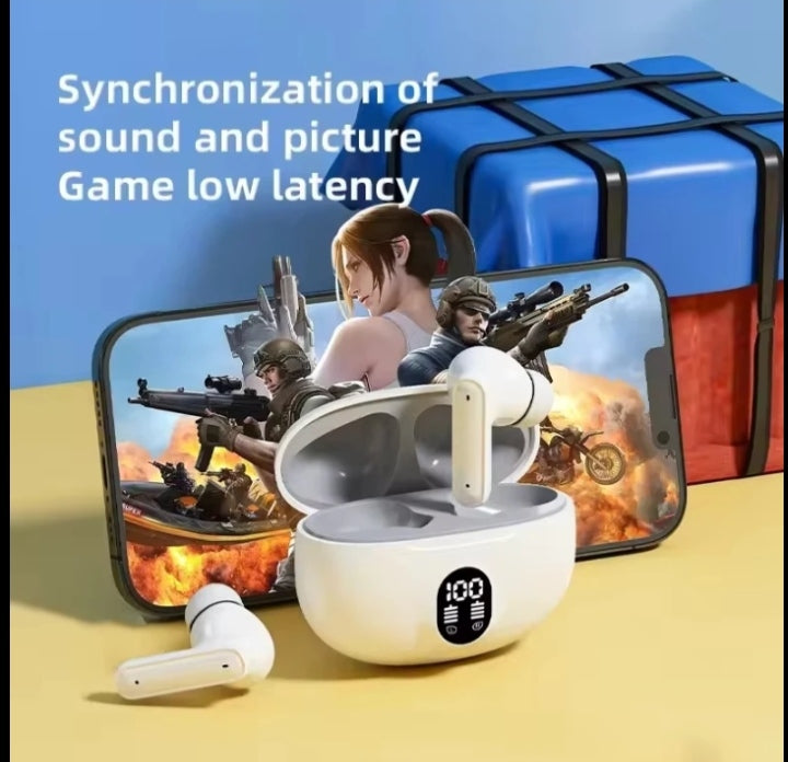 Audífonos Bluetooth TWS Inalámbricos - Sonido HD con Estuche de Carga